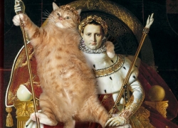 Jean Auguste Dominique Ingres, Napoleon I as the Imperial Throne for the Cat