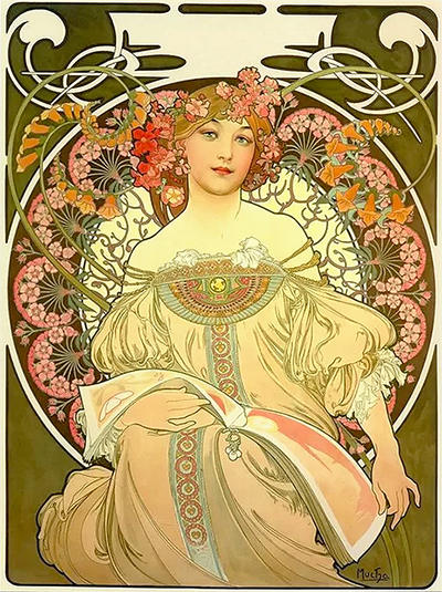 Reverie Alphonse Mucha