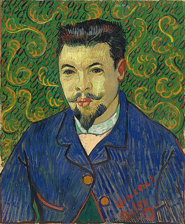 Vincent van Gogh, Portrait of Doctor Rey