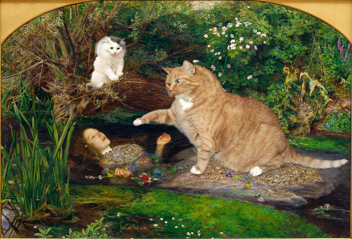 Sir John Everett Millais, Ophelia and Cats